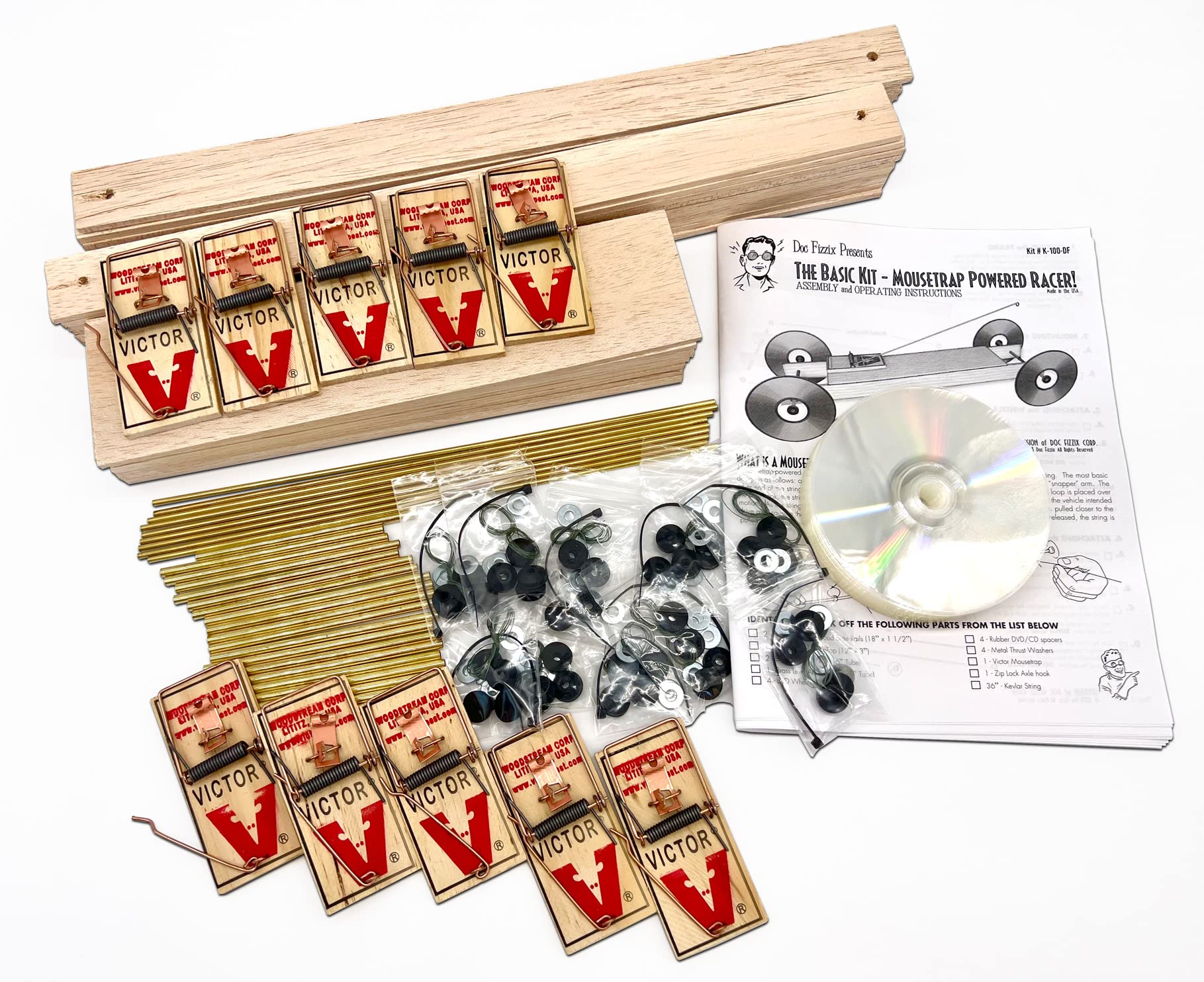 ムサシノキット Amazon.com: Doc Fizzix The Basic Kit: All Purpose Mousetrap