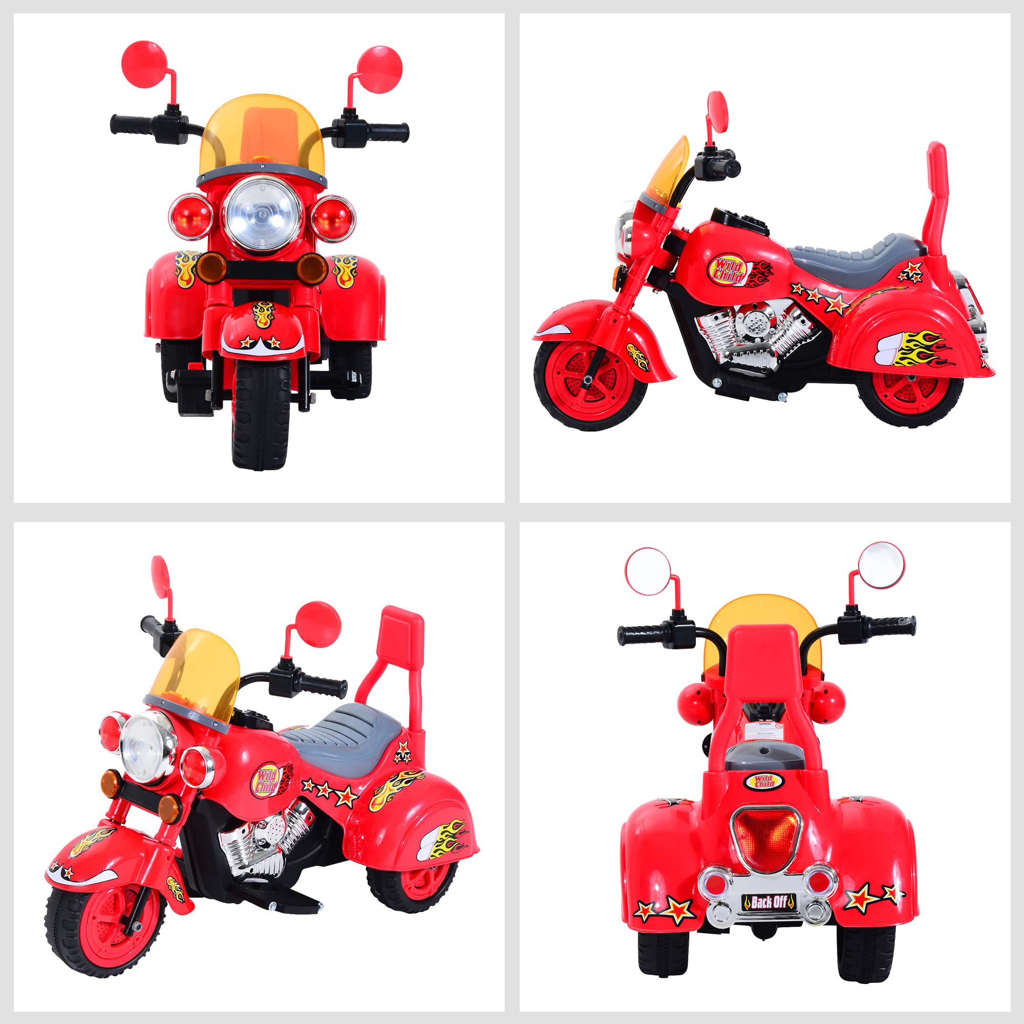 Kids Electric Motorbike 6V Children Ride On Motorcycle Battery