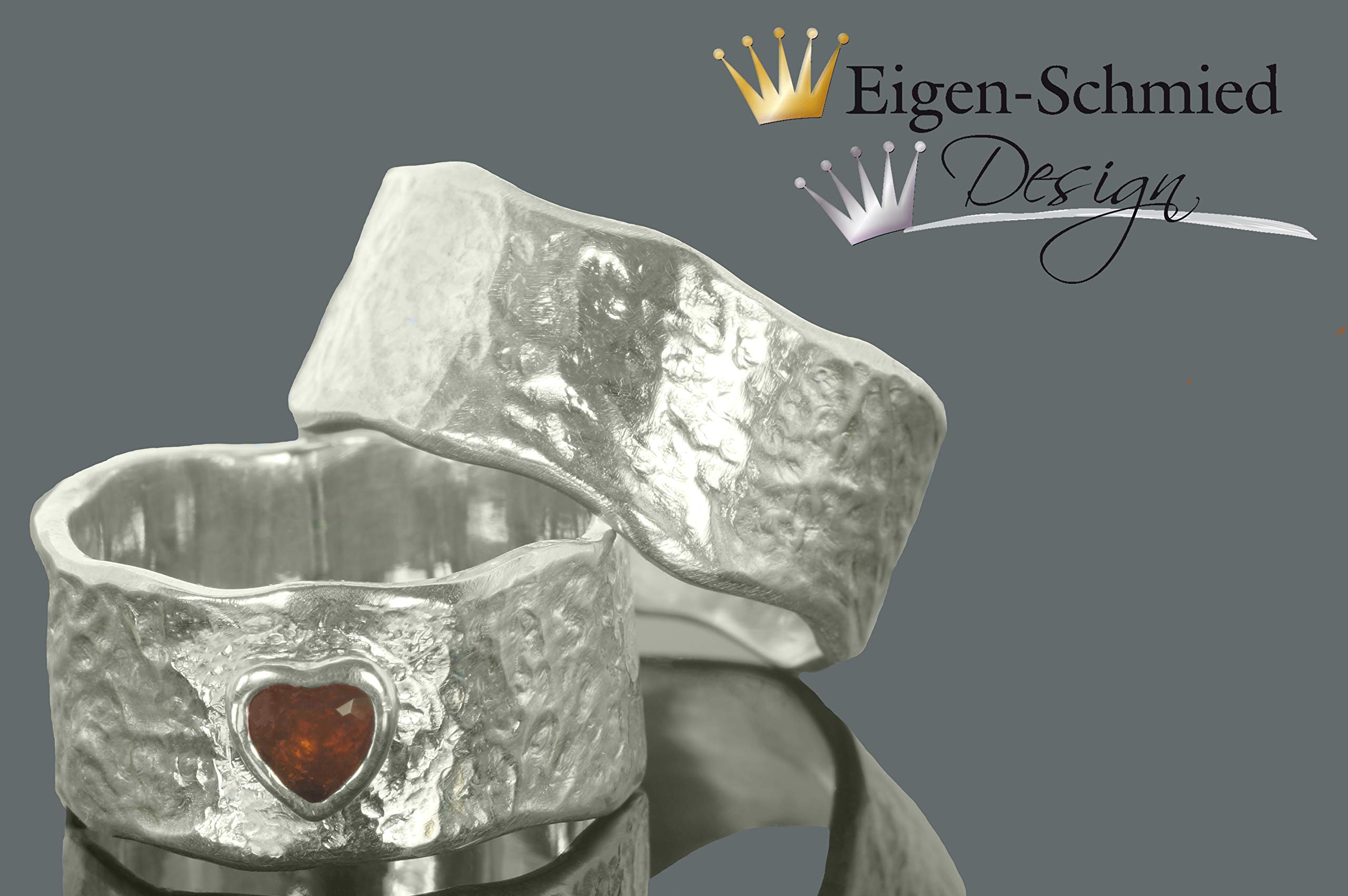 Goldschmiede Partnerringe handmade the two of us massiv 925 Sterling Silber, Silberringe, Eheringe, Trauringe, Freundschaftsringe, Valentinstag