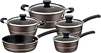 Jogo Panelas Alum 5Pc Sicilia Cinza Tramontina