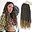 Bileaf 8 Packs Passion Twist Crochet Hair 18 Inch Crochet Passion Twist Hair Pretwisted, Pre Looped Passion Twist Crochet Braids Passion Twists Bohemian Crochet Hair T27