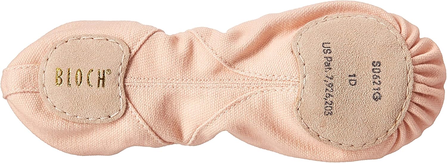 Bloch Girl's Pro Elastic Canvas Split-Sole Ballet Shoe - Image 4