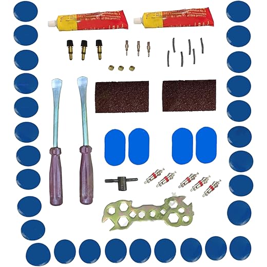 Bicycle Puncture Repair Kit 60 Piece