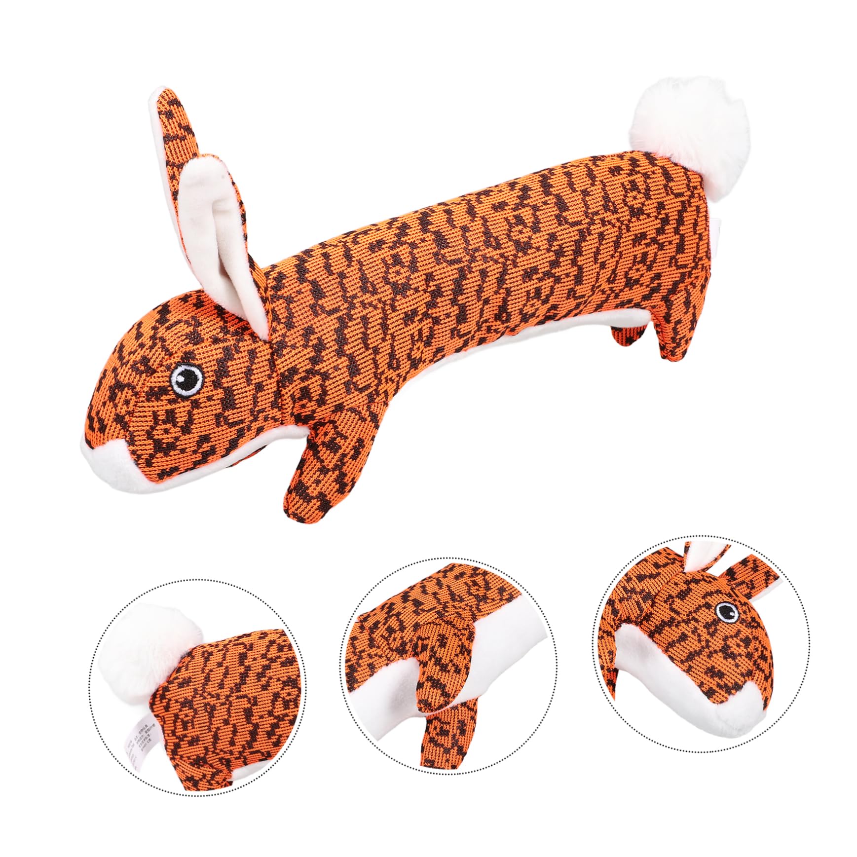 Mipcase 3 Piezas Juguetes Mascotas Juguetes Masticar Juguete Juguete Animal Doméstico Perro Masticar Juguete Pet Squeaky Toy Orange Fly Tejido De Peluche De Juguete Pet Masticar
