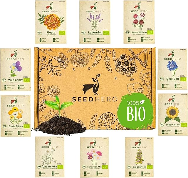 BIO BIO Essbare Blüten Samen Set — Saatgut