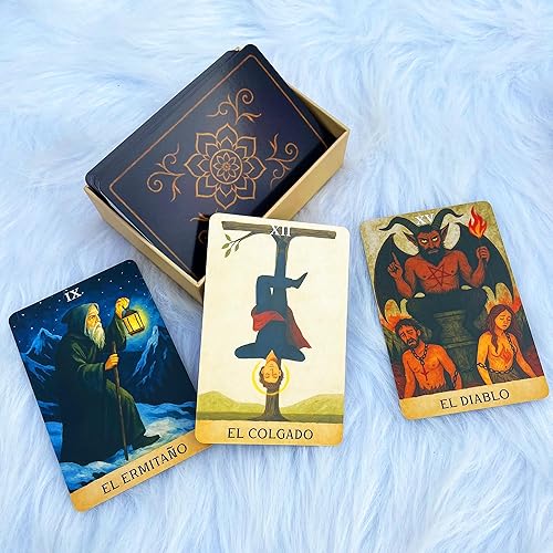 Miniatura 6 de soulme Baraja de cartas 78Tarot para principiantes, Baraja de Tarot española, Cartas de Tarot para Principiantes En Español, 78tarot cartas de
