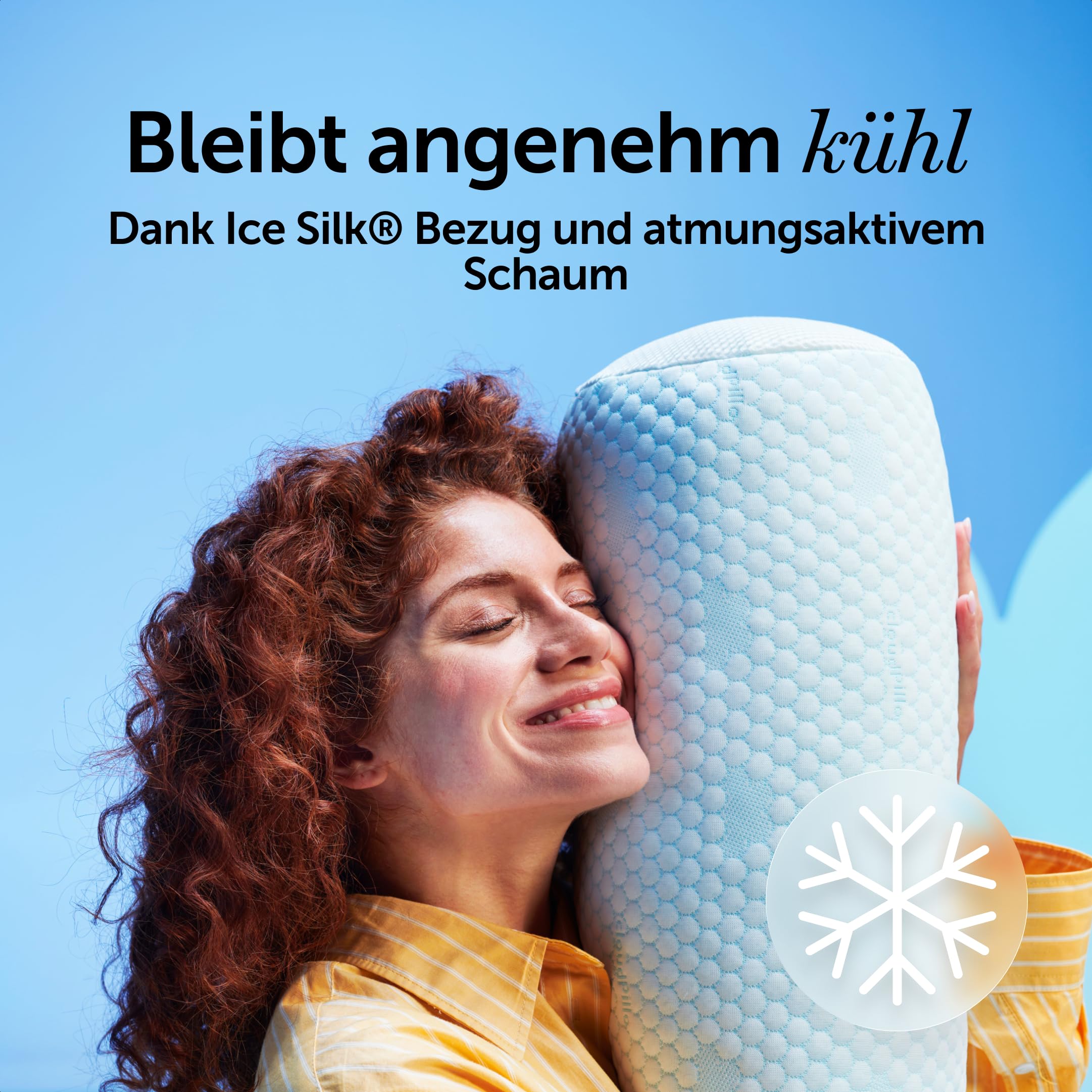 Cloudpillo Nest Körperkissen 150x24 cm - Memory-Foam-Kissen für Seitenschläfer, Schwangerschaft und Rückenschmerzen - Weiches Schlafkissen - Ergonomisches Bettkissen - Hypoallergen