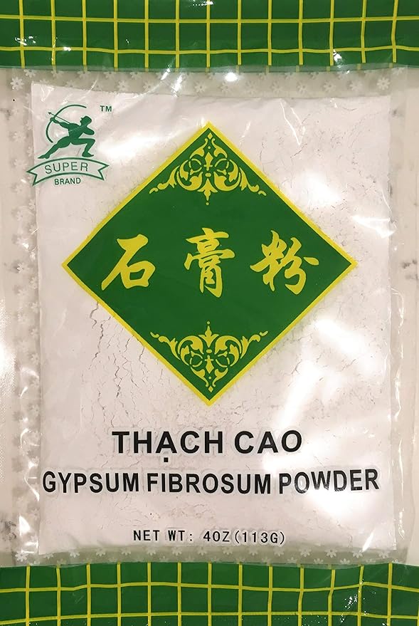 FOOD GRADE GYPSUM POWDER TOFU COAGULANT 4 Oz (112g) CALCIUM SULFATE