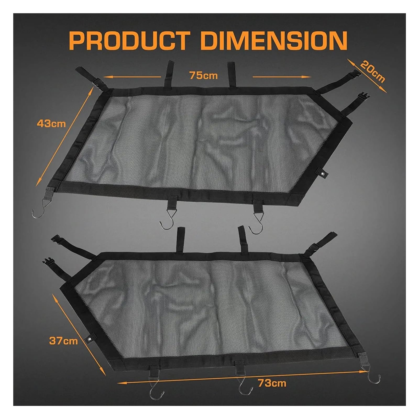 Red for Ventana Derecha e Izquierda UTV Compatible con Can-Am Maverick X3 2017-2021, protección for Sombra de Ventana, Jaula antivuelco, Malla for Puerta, prevención de arañazos