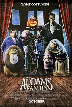 Movie Poster THE ADDAMS FAMILY 2 Sided ORIGINAL Advance 27x40 CHARLIZE THERON