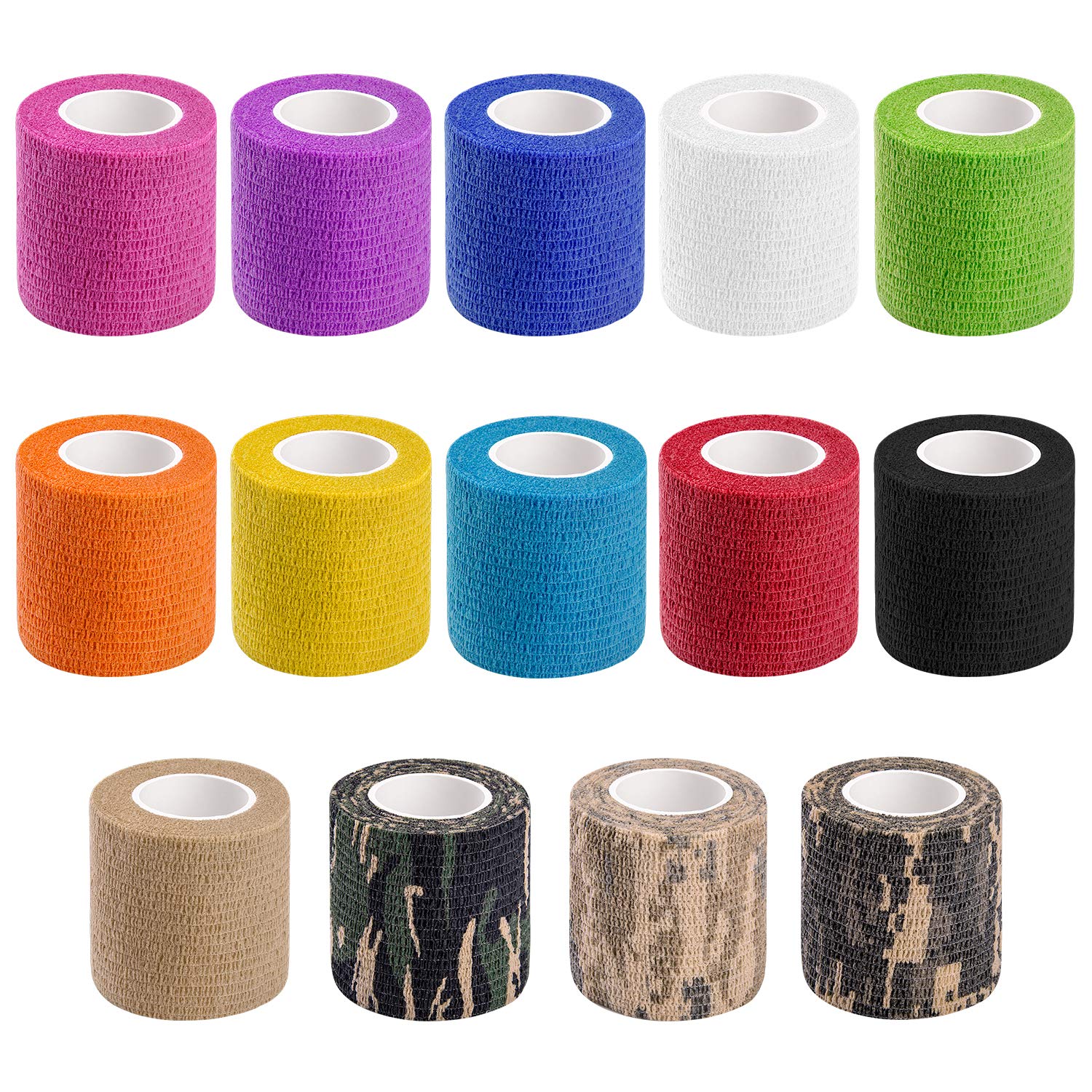 Buy 14 PCS Athletic, Sports wrap Tape & Bandage Wrap Stretch Self