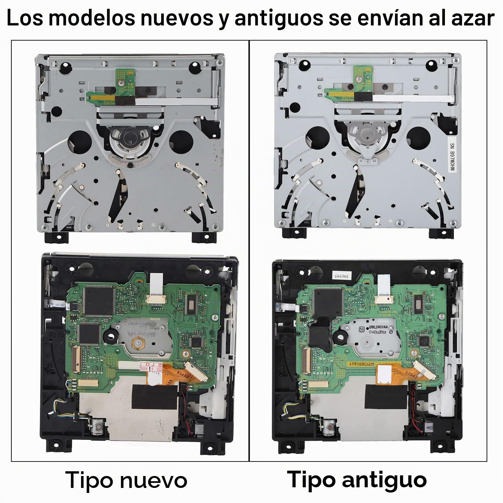 ASHATA Unidad de Disco óptico para Wii,Reemplazo de Juegos Profesional Unidad óptica de Fácil Instalación, Unidad de DVD de Portátil para Consola Nintendo Wii D2E
