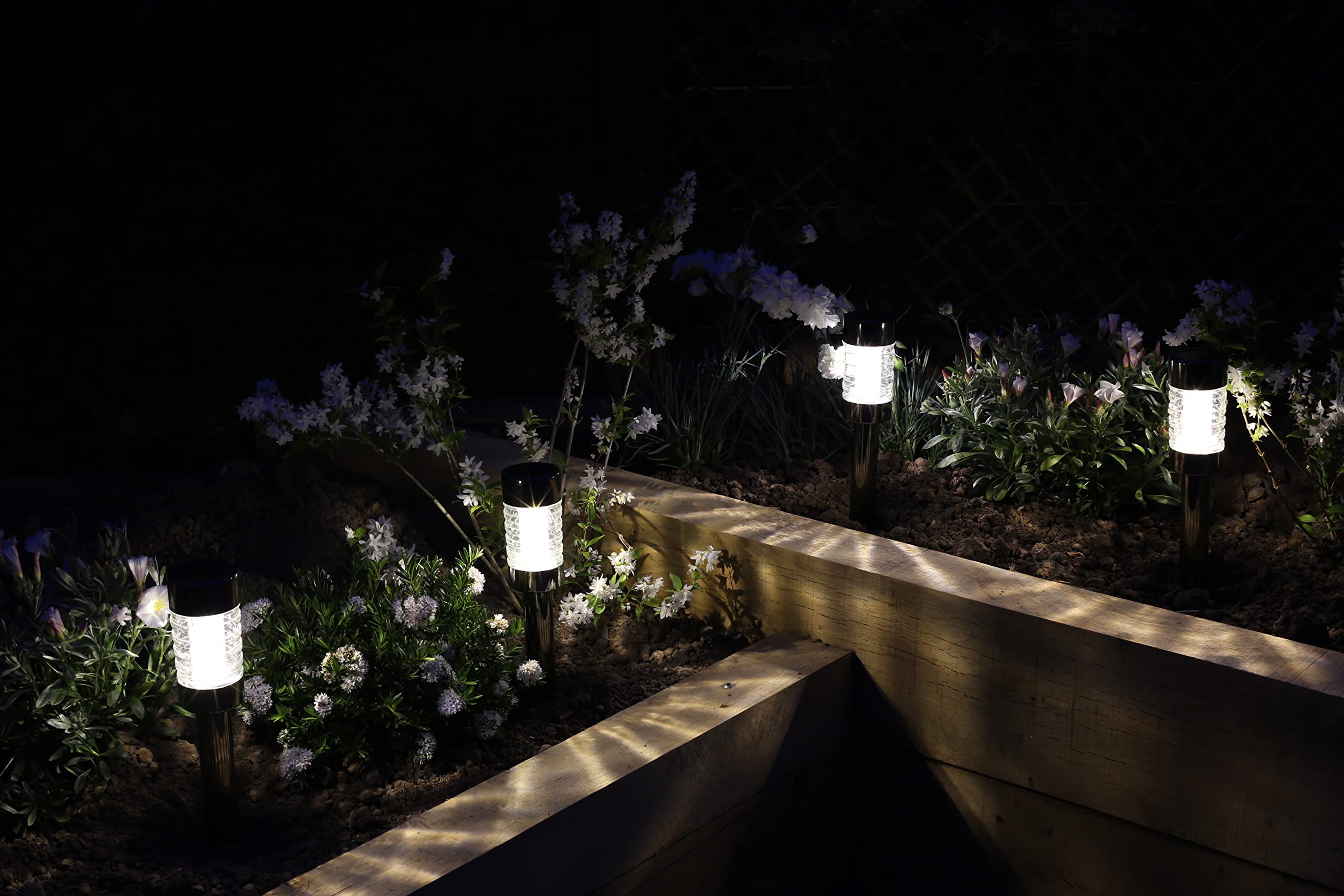 Luxform Solar-Gartenleuchten - Rennes - 3 St - Anthrazit