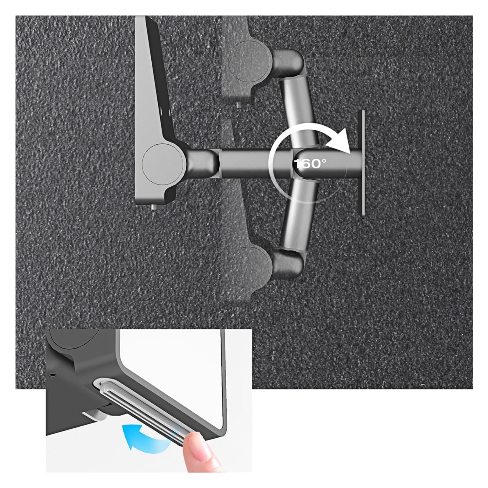 Rubinetto per lavabo a LED dorato a parete, miscelatore caldo freddo con display digitale a 2 fori,Sicuro e affidabile(Gun Grey)
