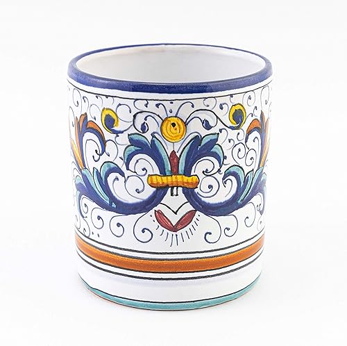 Miniatura 2 de Taza de cerámica italiana Ricco Deruta Blu - Tazas de café de cerámica hechas a mano, Cerámica italiana Deruta, Taza pintada, Cerámica italiana,
