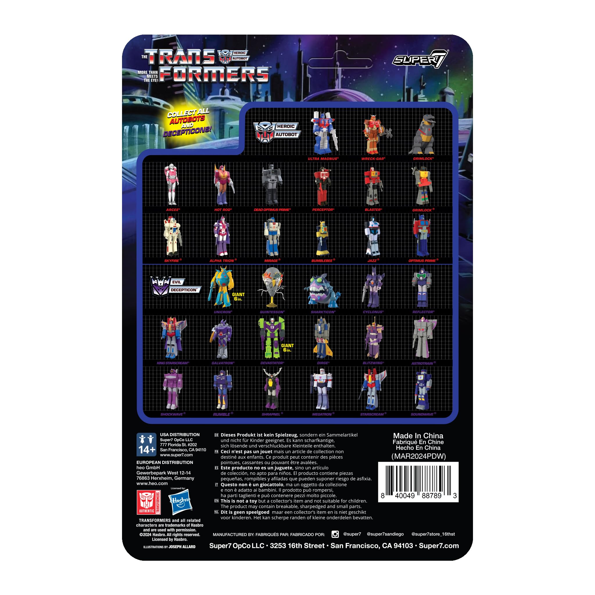 Amazon.co.jp: Super7 トランスフォーマー オプティマスプライム 
