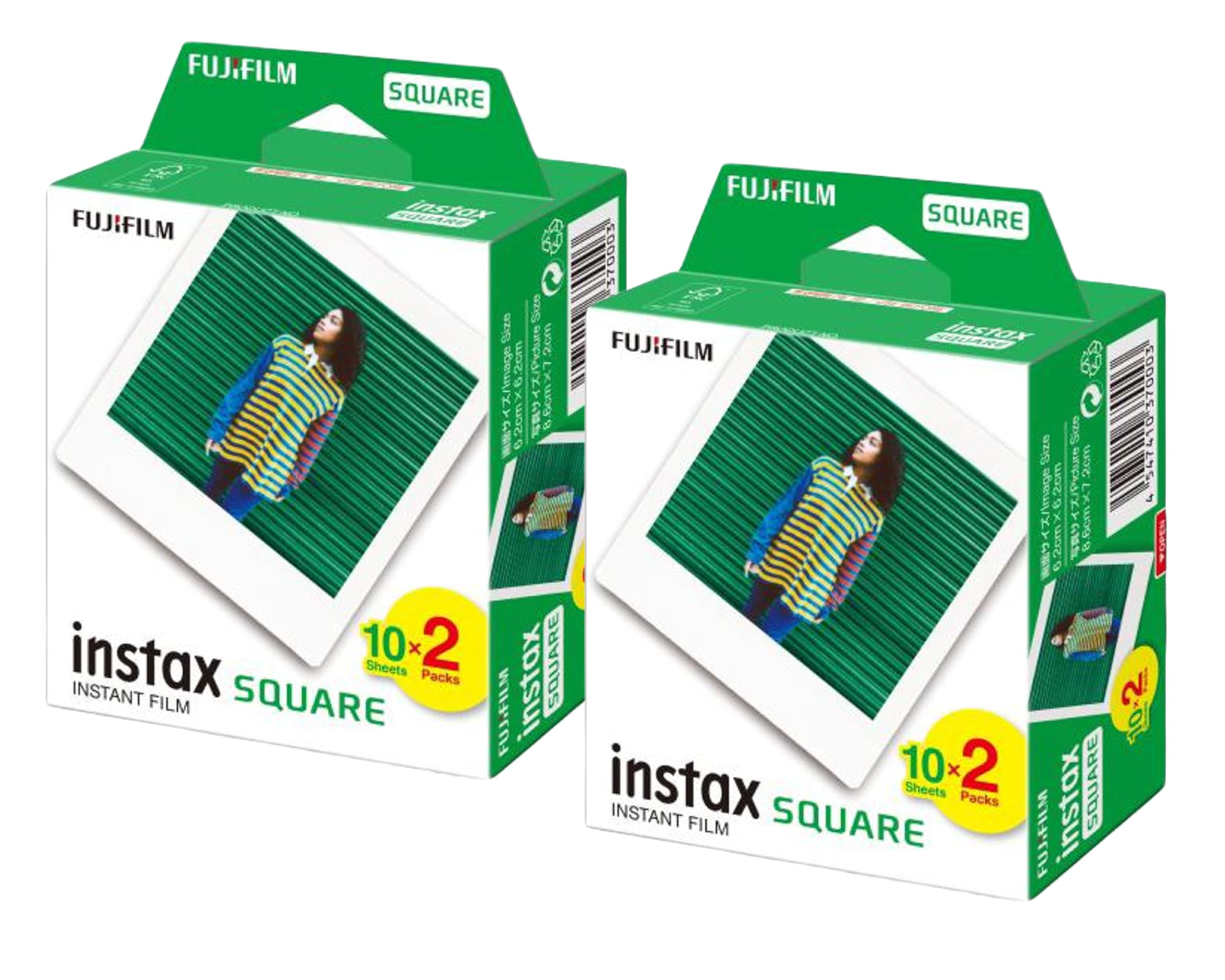 Amazon | 富士フィルム チェキ フィルム スクエア 20枚入 × 2セット 