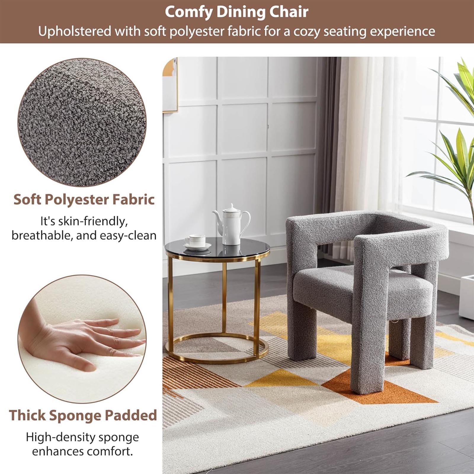 Contemporary Designed Velvet Fabric Upholstered Accent,Dining Chair,Barrel Side Chairs Kitchen Armchair For Living Room Set Of 2 (Black Velvet) - Chairs