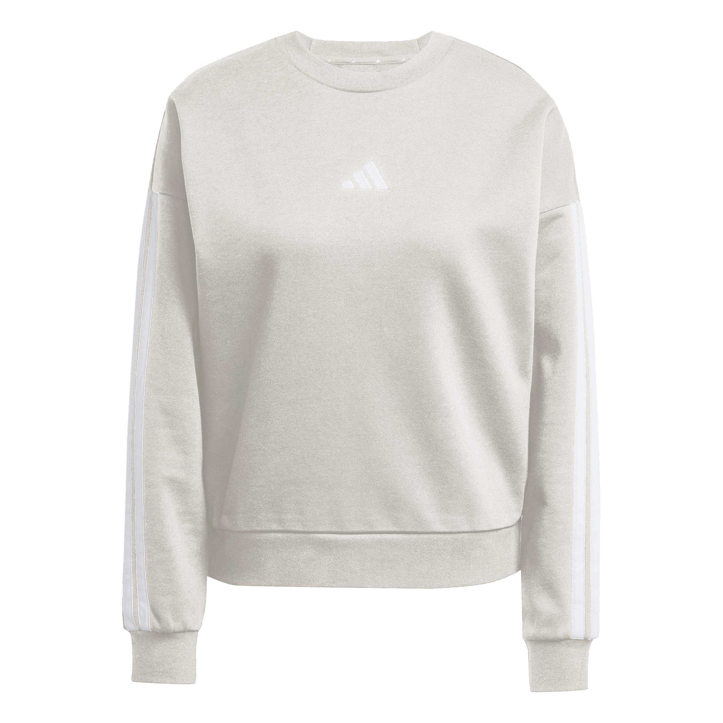 Adidas Beige Sweatshirt Woman Essentials