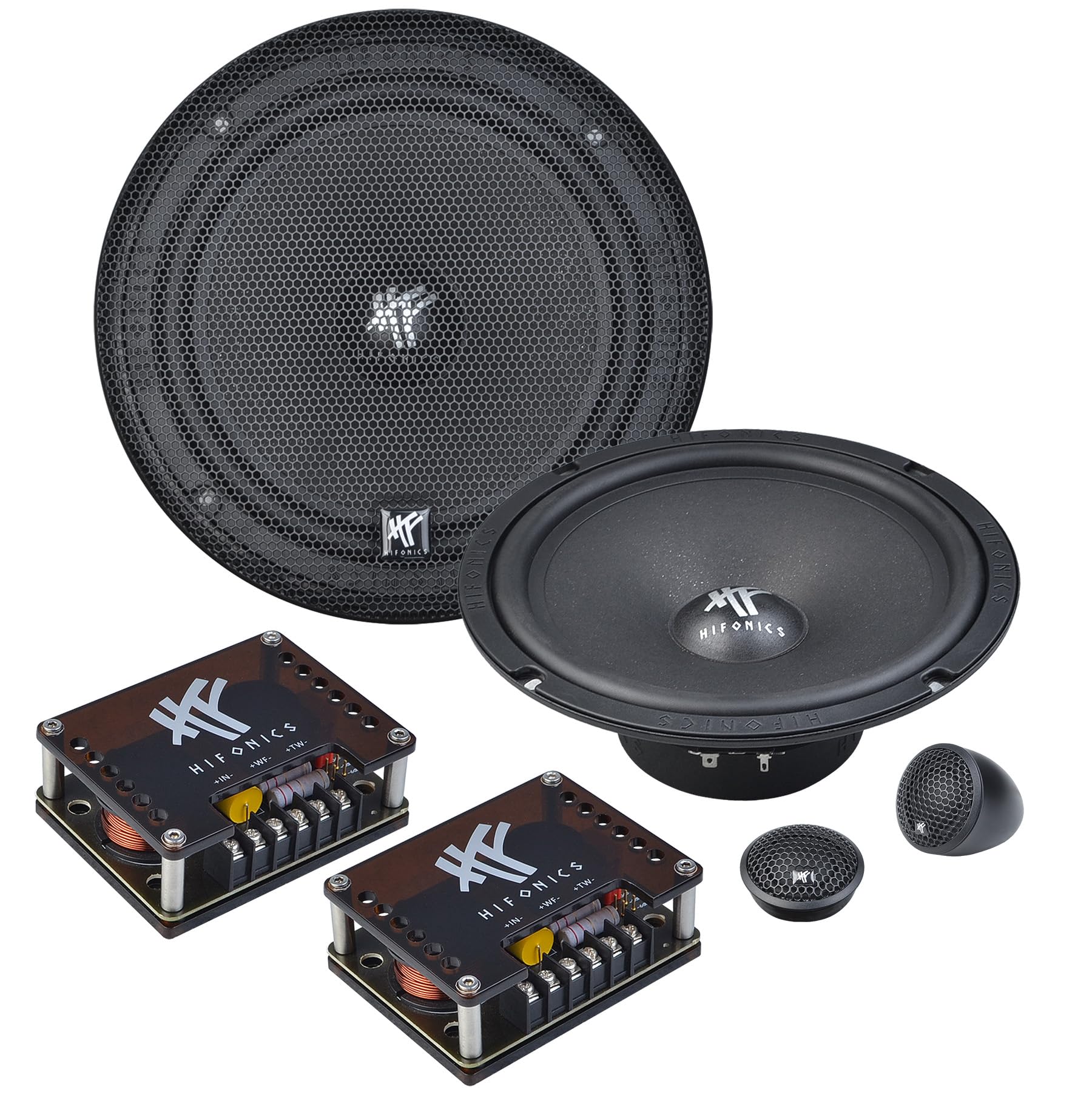 Hifonics TRX8.2C - 20 cm (8“) 2-Wege Komponenten-System aus der Titan Car-Audio Serie