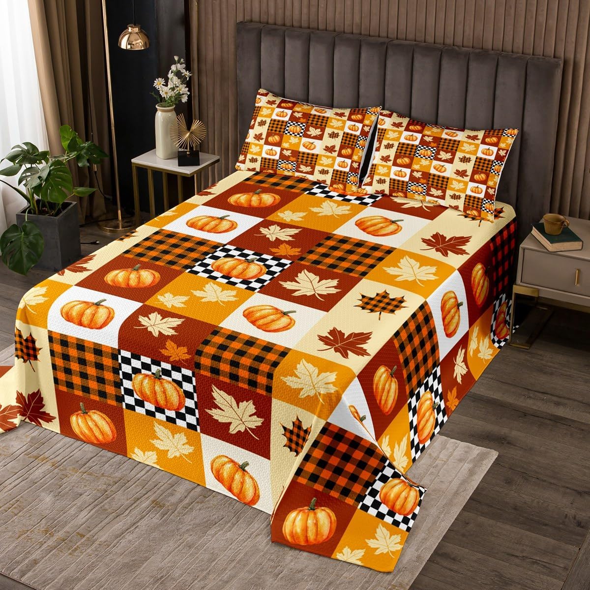 Feelyou Bow Bedspread Quilts Watercolor Bow Coverlet Set Twin Size for Kids Boys Girls Dreamy Princess Style Quilted Coverlet for All Season with 1 Pillowcase Microfiber