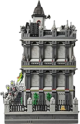 Miniatura 2 de General Jim's 3 niveles 7,357 piezas Lunatic Asylum Hospital Mad House - un juego de bloques de construcción de arquitectura modular de ciudad |