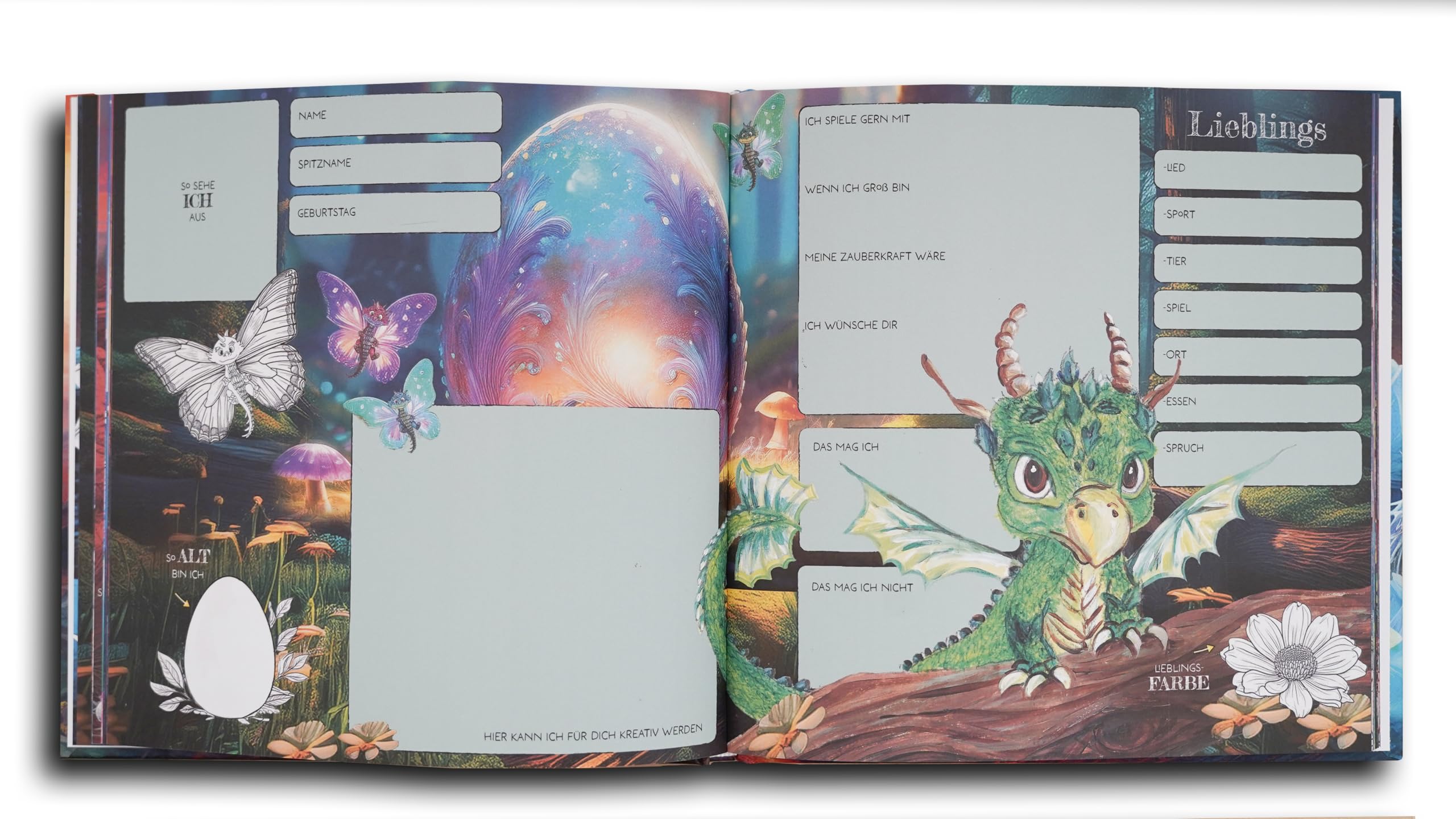 Livre d'amitié Mon dragon ami pour garçons et filles maternelle école primaire Cadeau rentrée des classes