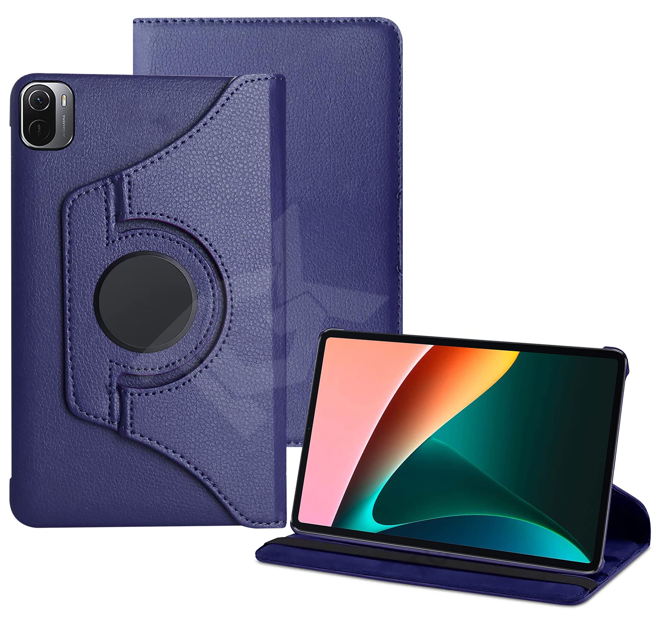 TGK Rotating Cover for Xiaomi Pad 5 11.0 inch, Dark Blue 360 Degree Leather Case (B0B58QK5ZG) Amazon Price History, Amazon Price Tracker