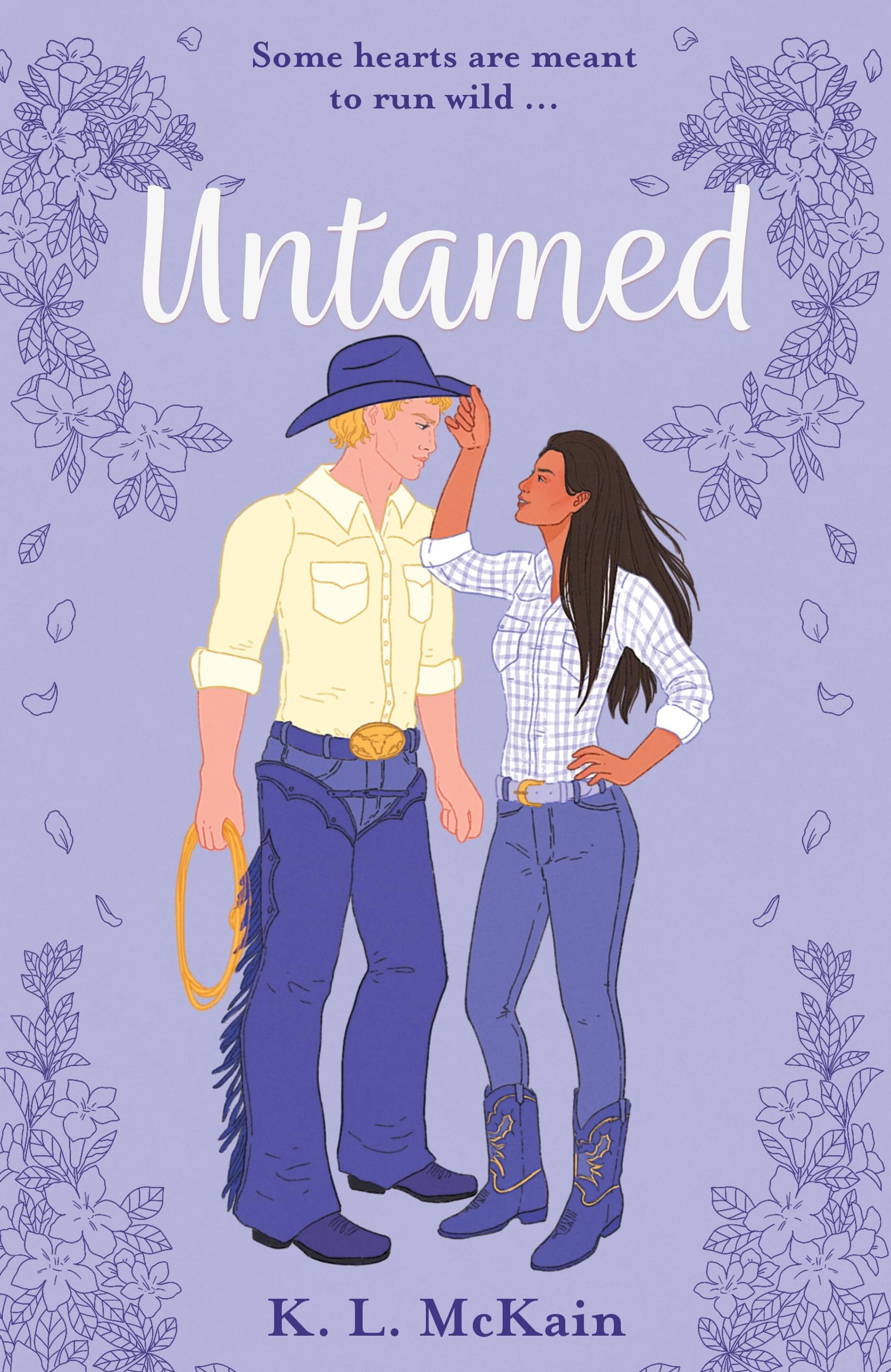 Untamed: Small-town YA cowboy romance with a steamy love triangle and a British twist