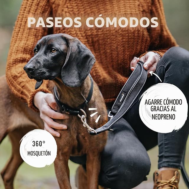 Foto 5 de 6 de Rudelkönig Correa Perro Adiestramiento Ajustable - 2,30 m