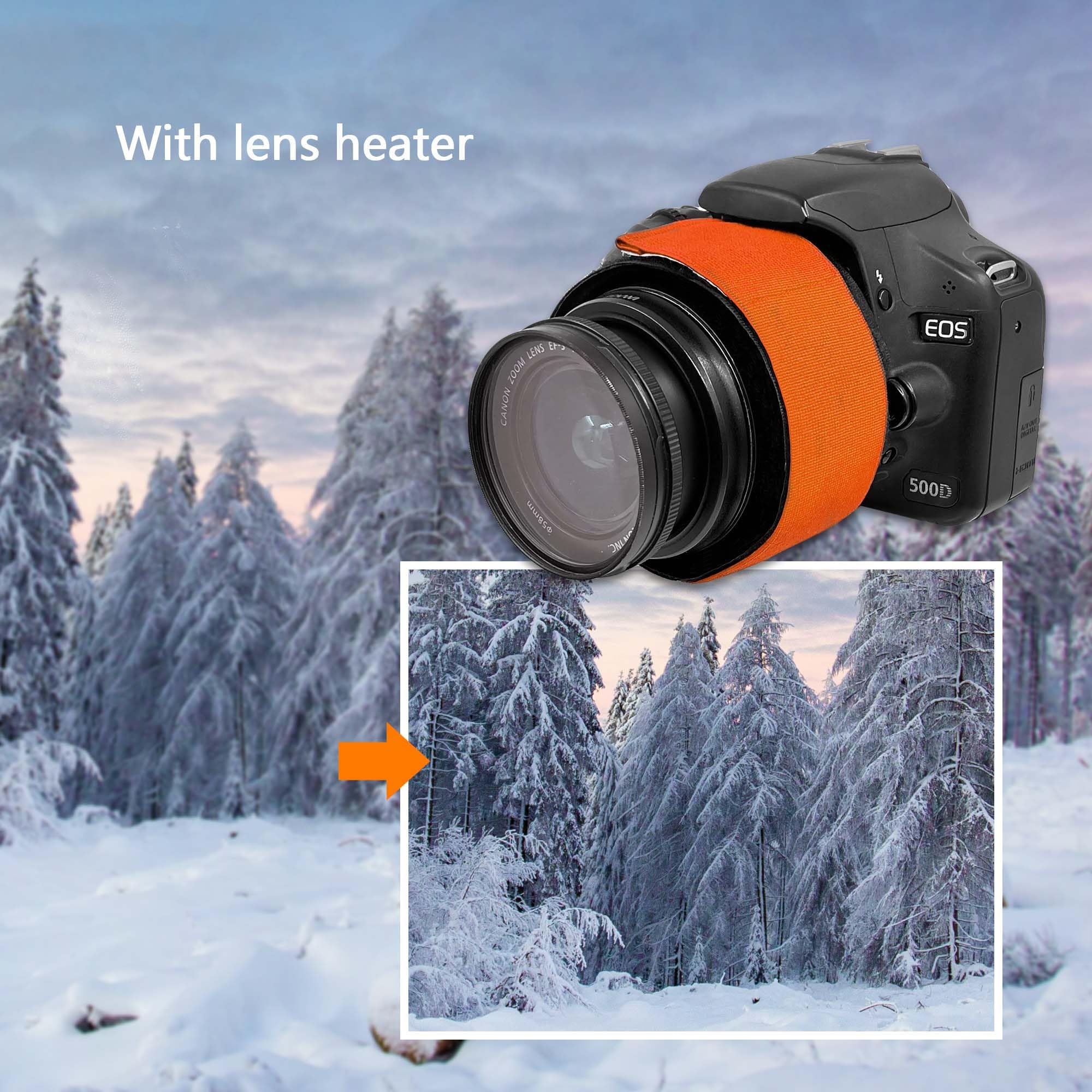 Astromania Bande chauffante 25 cm DC pour objectif régulateur température continu appareil photo télescope 80 mm