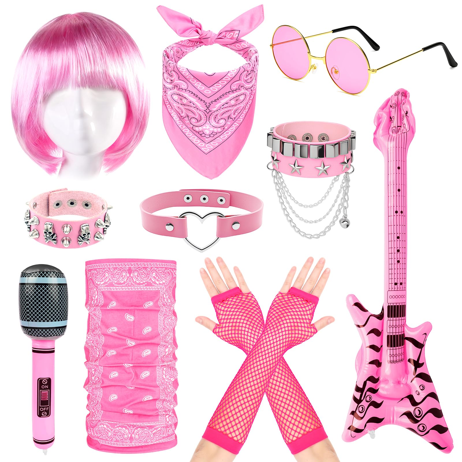 Wynlora Punk Gothic Rocker Accessories