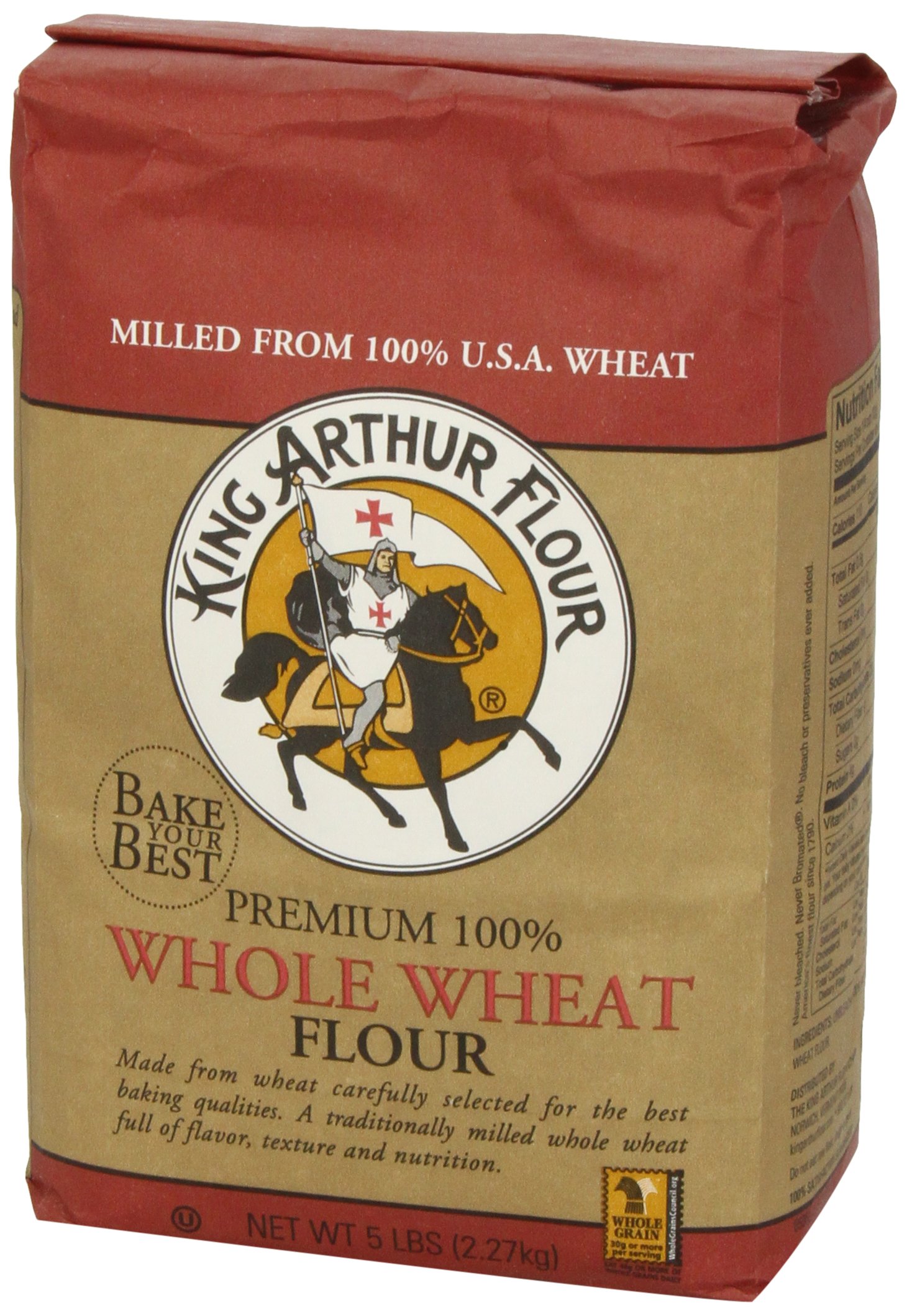 King Arthur, Whole Wheat Traditional Flour, 5 lb Buy Online in United