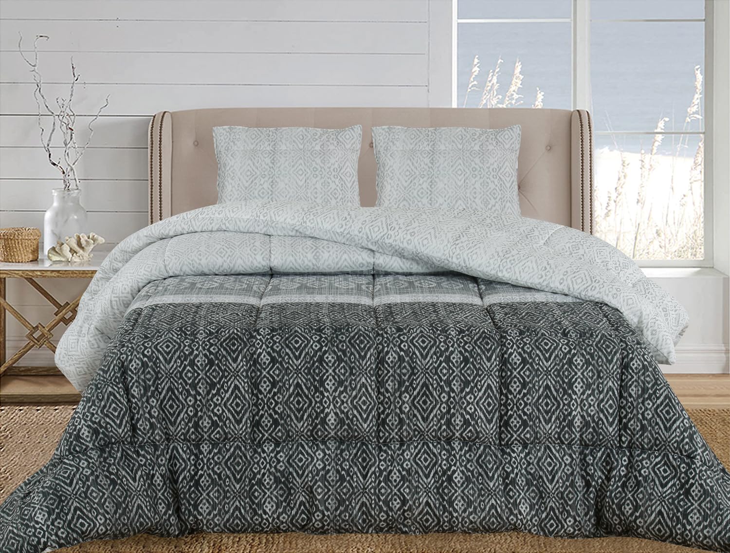 Montse Interiors, S.L. Edredón Invierno + cuadrantes 545 g/m² (2504, 270x260+2 cuadrantes (para Cama de 180/200))