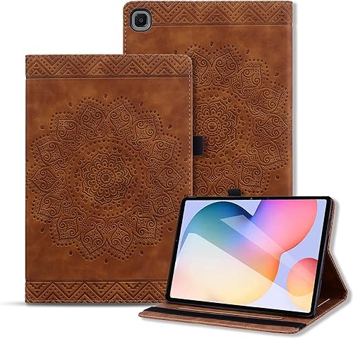 Funda para Samsung Galaxy Tab S6 Lite 10.4 "2020 SM-P610SM-P615 Funda de cuero PU con soporte de múltiples ángulos con ranura para tarjeta para