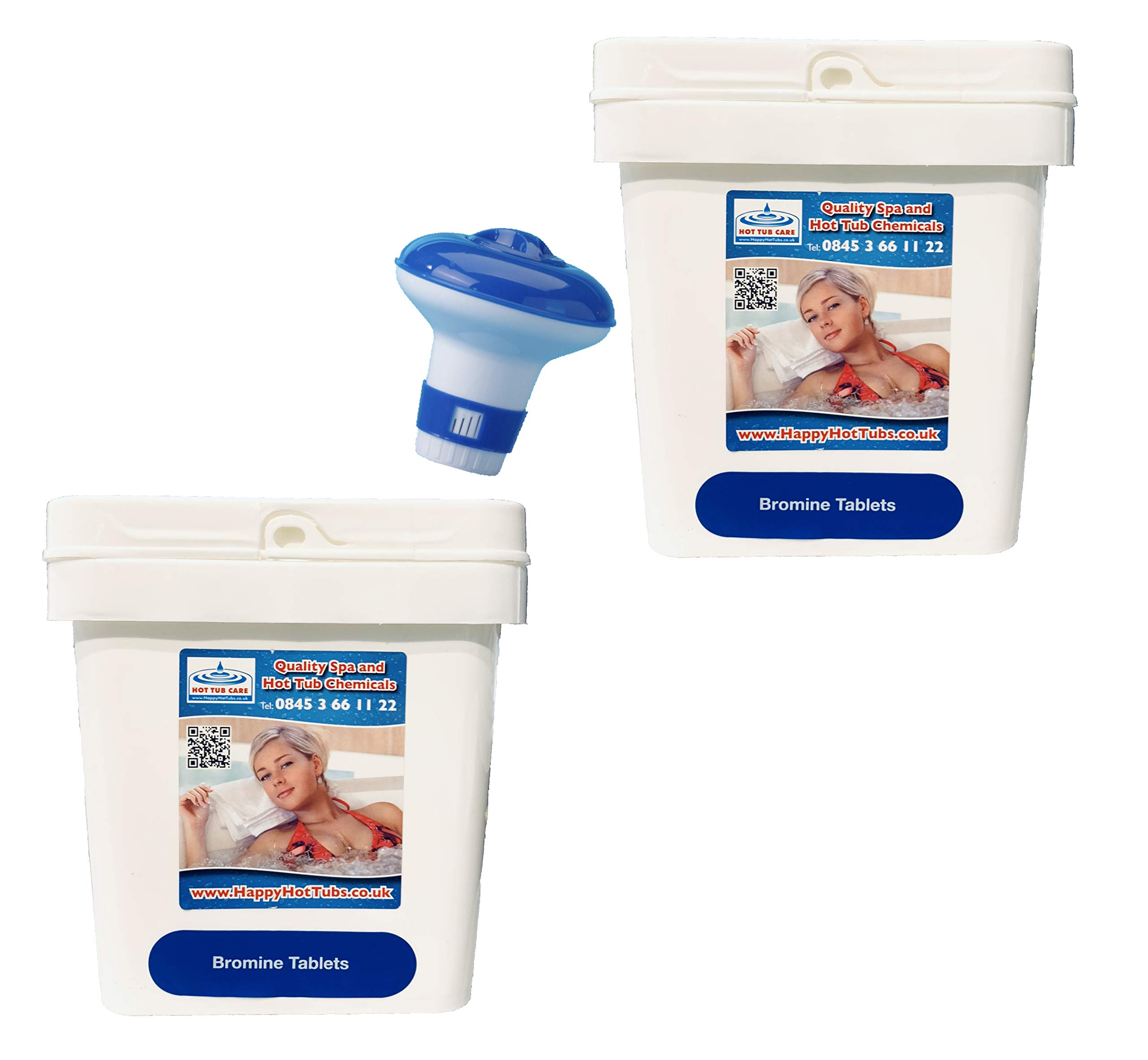 Buy Happy Hot Tubs Bromine Tablets 10kg for Hot Tub 20g Spa Chemicals