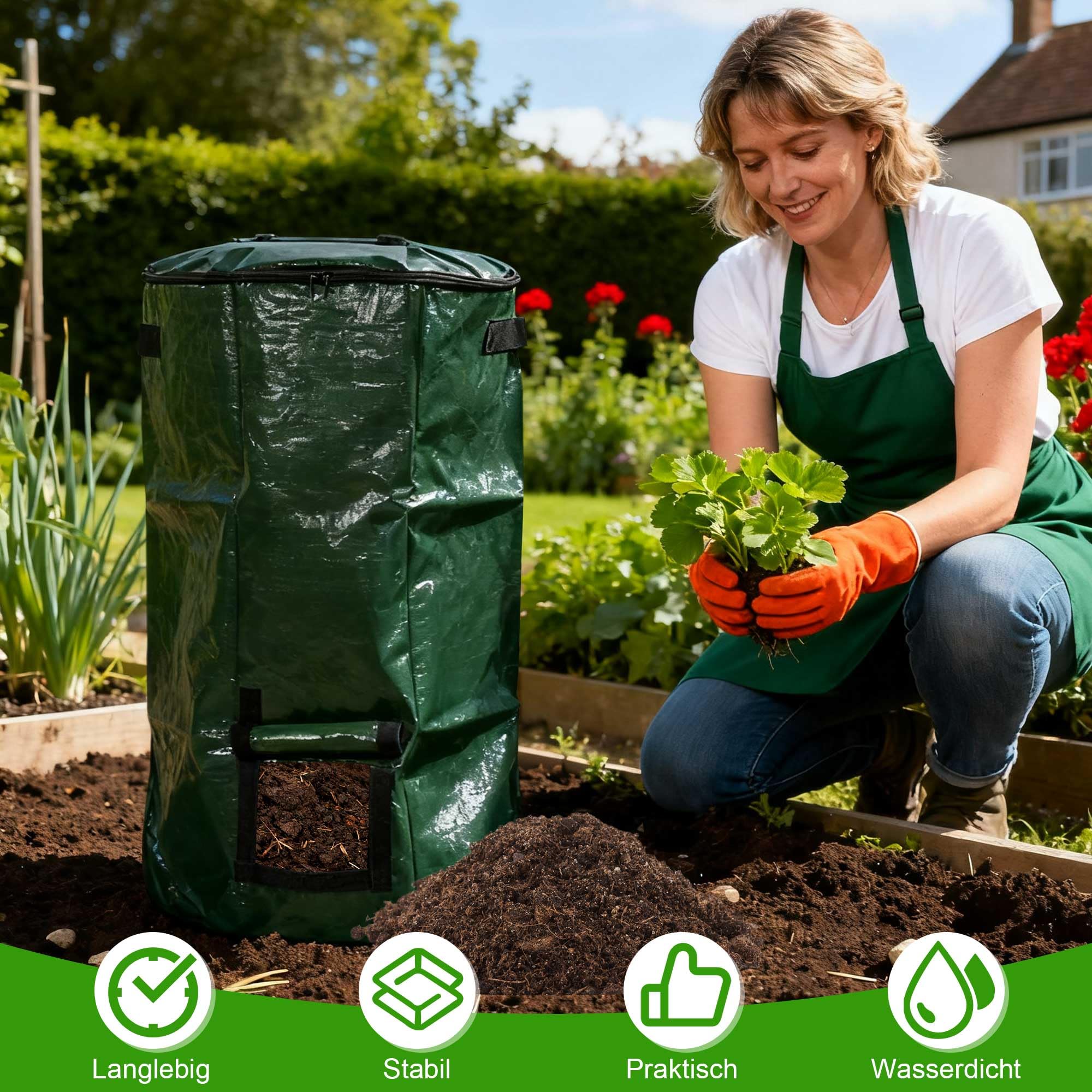 aleawol Composteur jardin