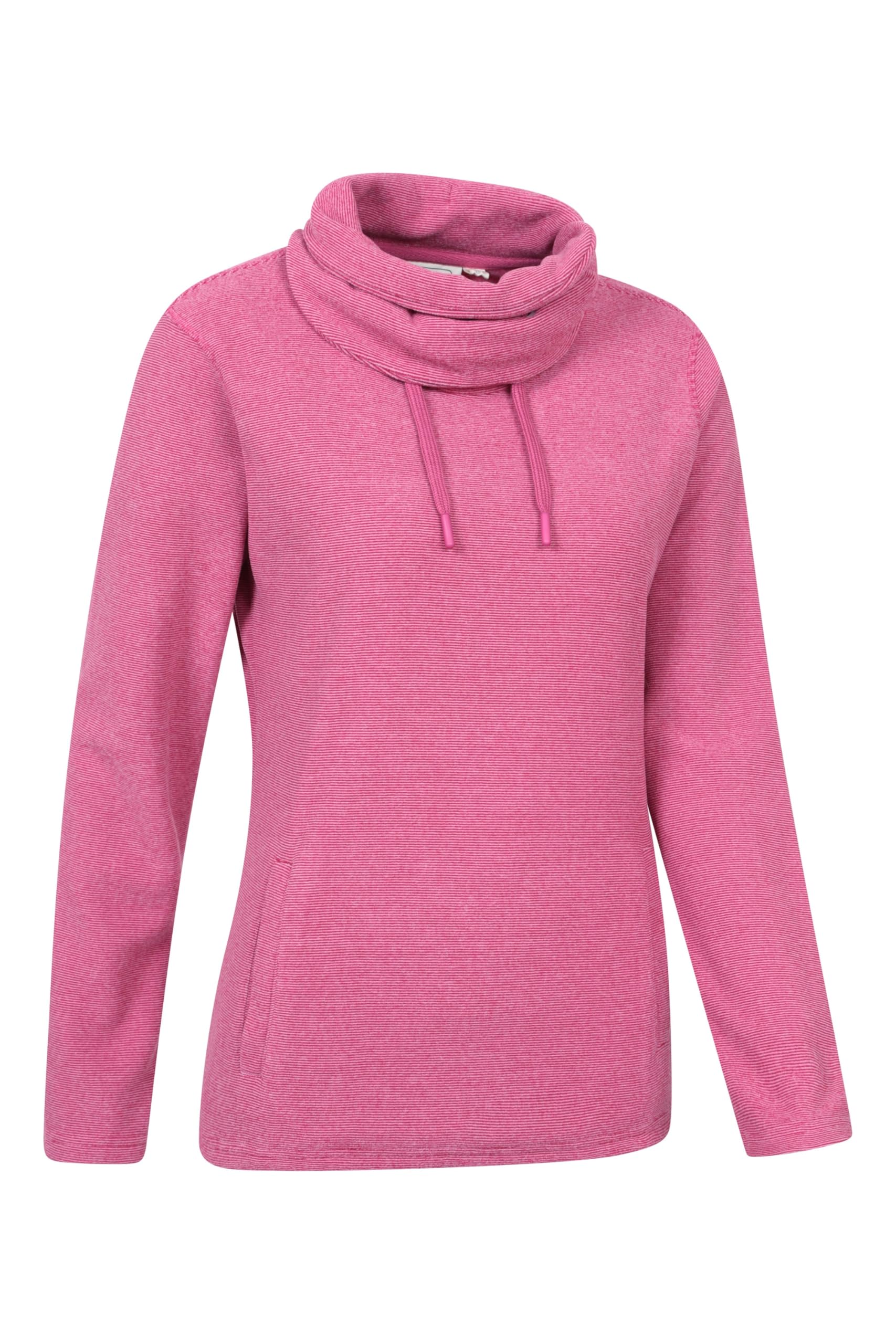 Mountain Warehouse Polaire à col bénitier Femmes Hebridean - Respirante, Anti-Boulochage, intérieur brossé, Deux Poches Avant - Parfaite pour Un Usage Quotidien, Hiver