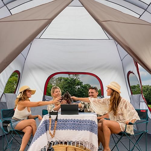 Miniatura 8 de Ochine Tienda de campaña para 410 personas - Tienda familiar domo para uso en exteriores e interiores