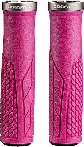 Miniatura 10 de COGSTER Elega - Agarres de goma ligeros para manillar de bicicleta, para bicicletas XC, MTB, BMX