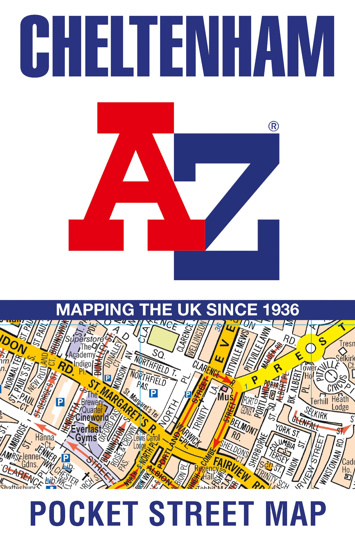 Cheltenham A-Z Pocket Street Map: Accurate street map for easy navigation