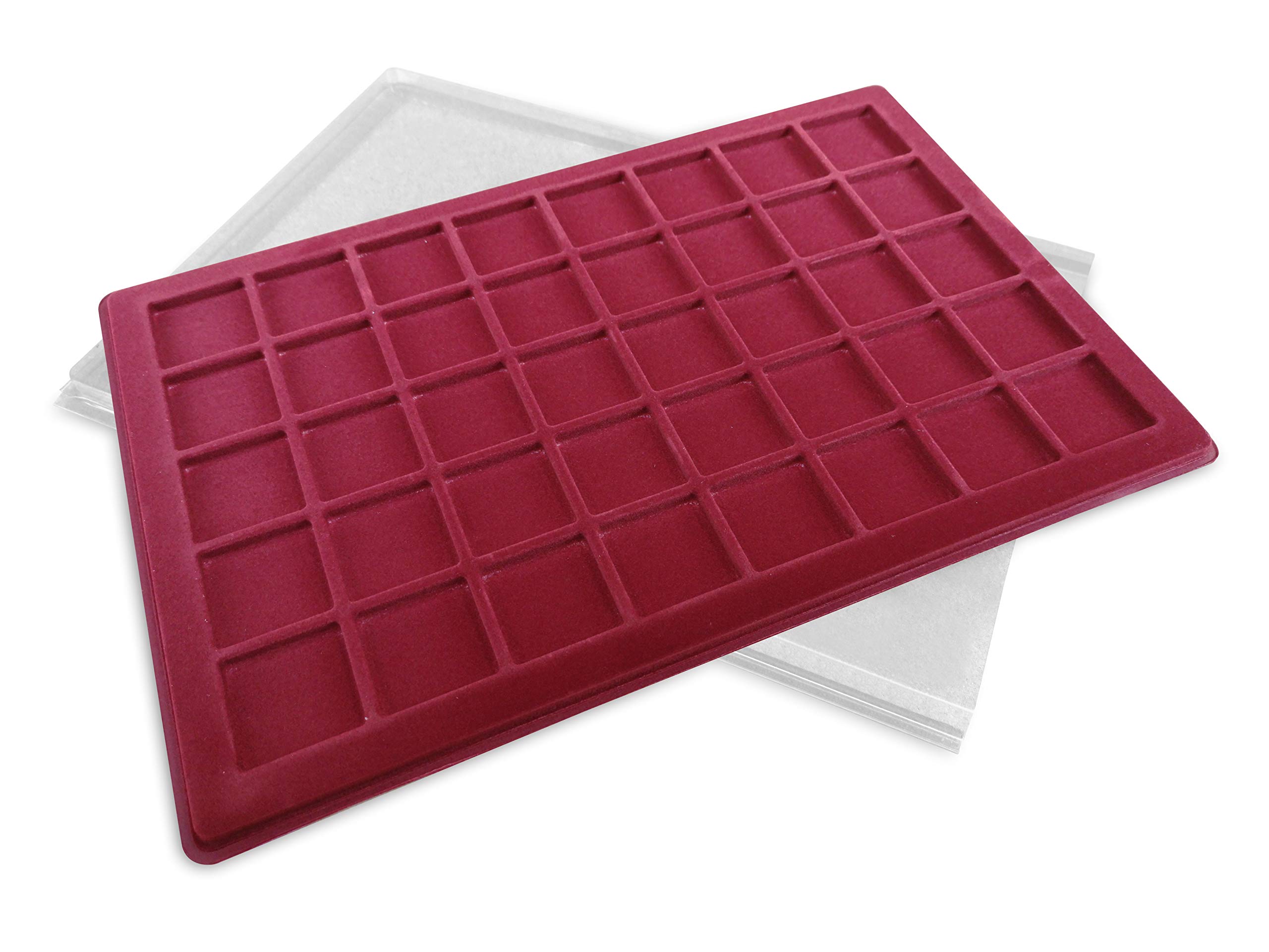 Schulz Tray For 40 Coins/Medals 33Mm With Clear Cover P40