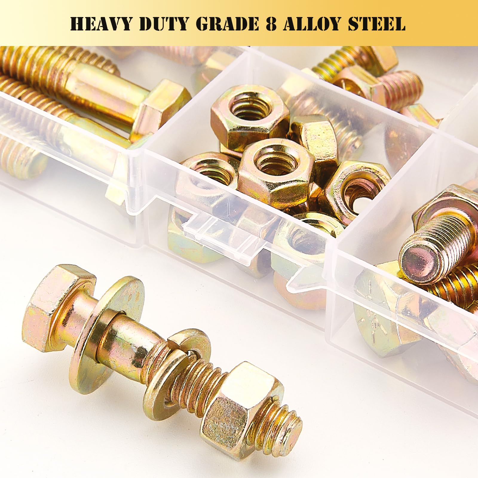 Paulin 3/8-16 x 4-1/2 Hex Head Cap Bolts Grade 5 UNC Zinc Paulin 3/8-16 x 4-1/2 Hex Head Cap Bolts Grade 5 UNC Zinc