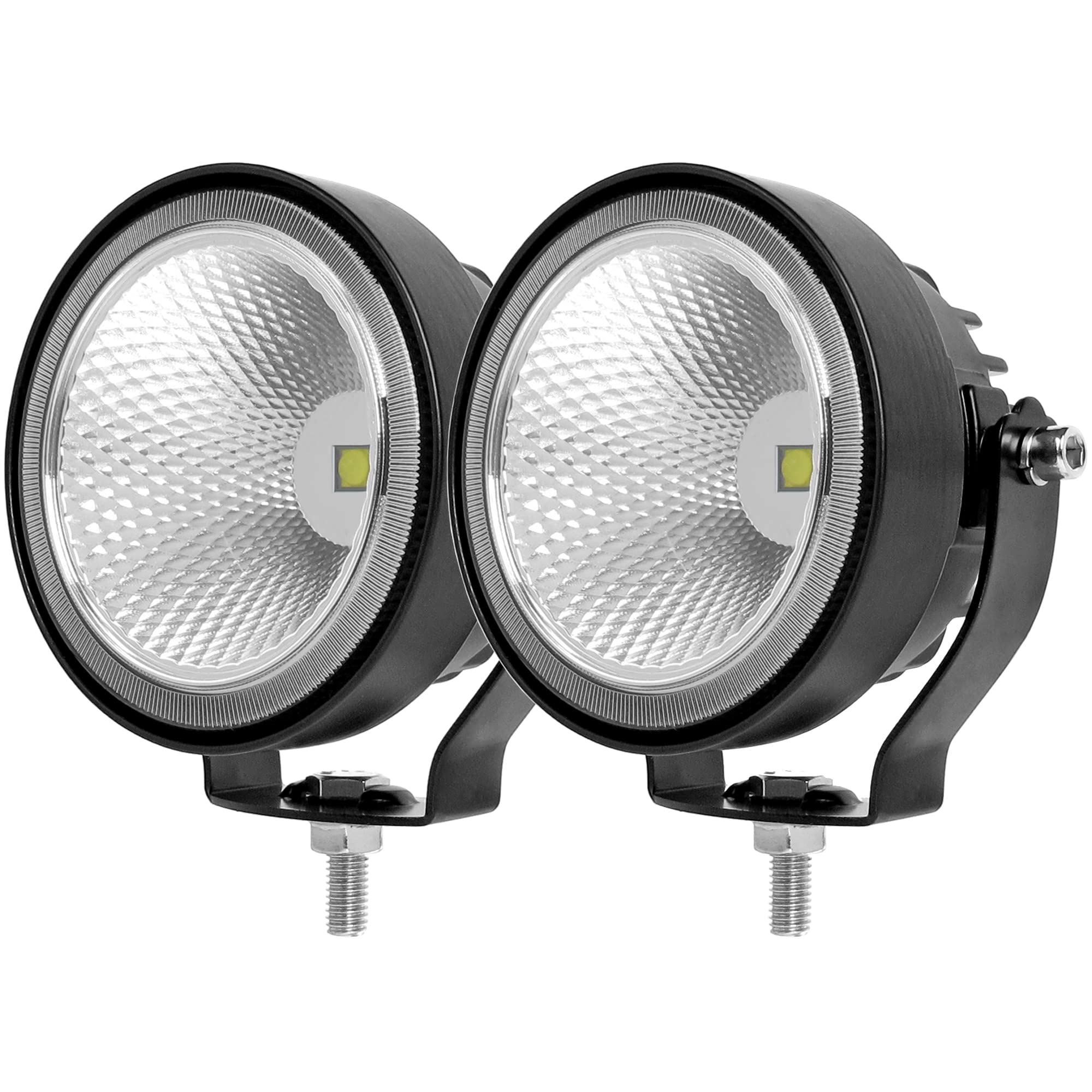 GFDSGRE Led-werklamp voor tractor, 10,2 cm, 2 stuks, 12 V, 24 V, 4 x 4 GFDSGRE Led-werklamp voor tractor, 10,2 cm, 2 stuks, 12 V, 24 V, 4 x 4