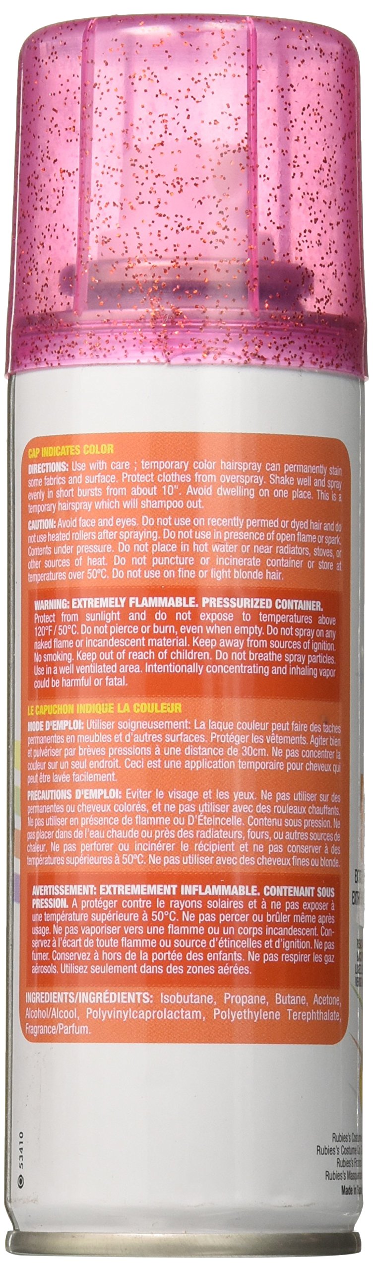 Rubie's Glitter Hairspray, Red