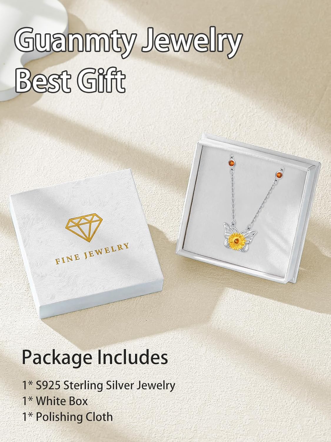 Butterfly Necklace Sterling Silver Butterfly Pendant Wings Jewelry for Women - Image 6