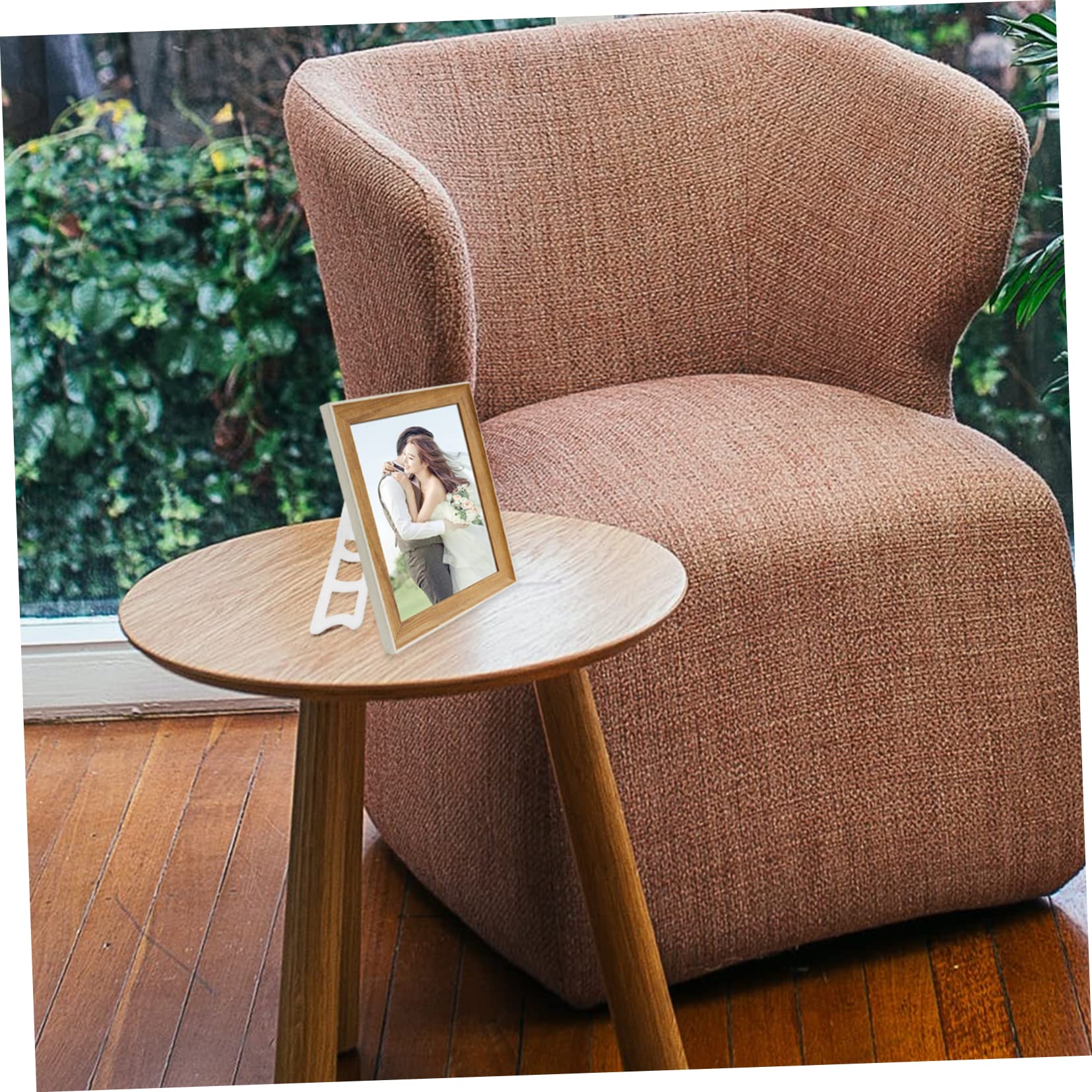 RORPOIR 50pcs Tabletop Photo Frame Holders Trapezoid Brackets for Desktop Display Premium Photo Supports for Home Office and Studios