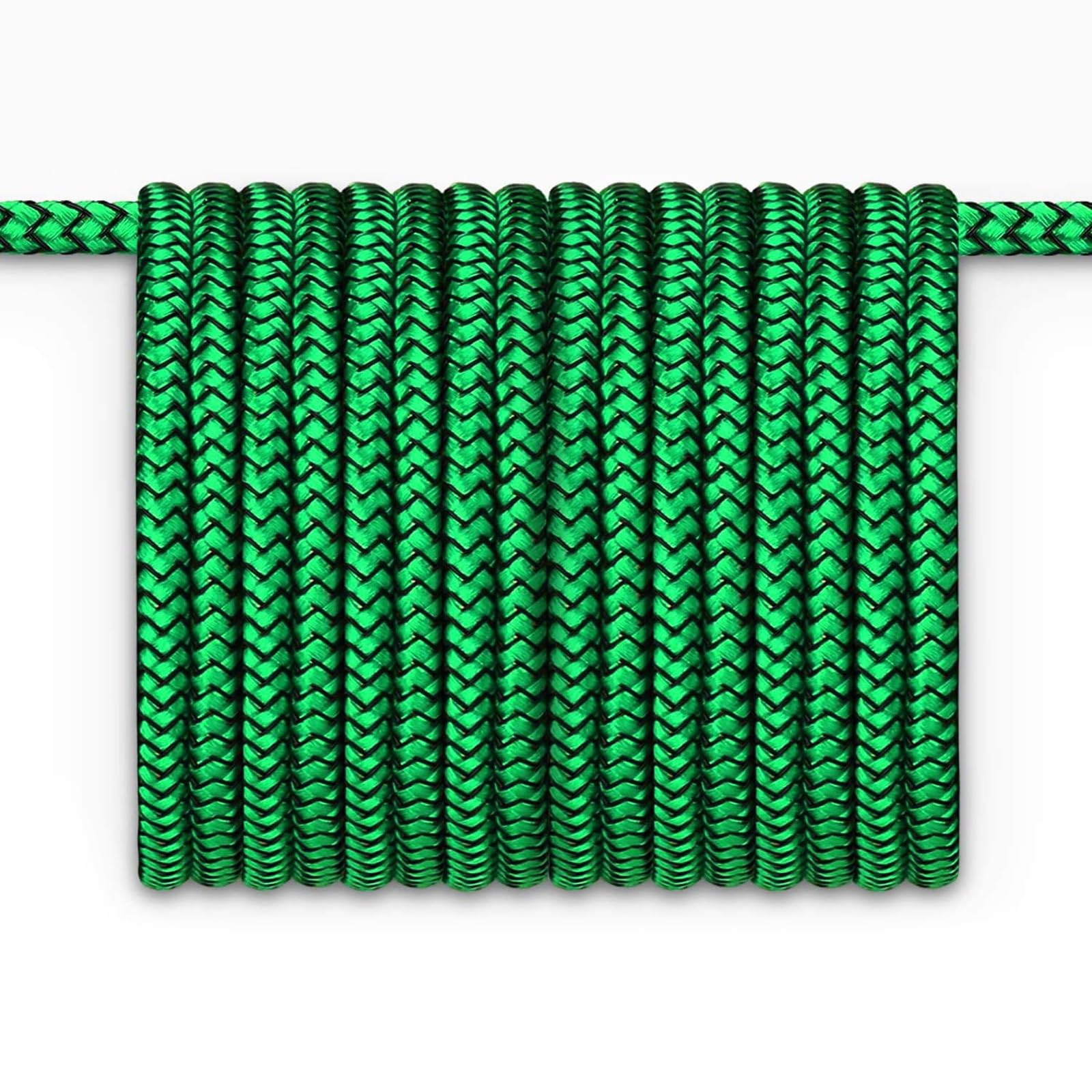 Cavo di ricarica di tipo C verde USB C Premium in nylon lucido intrecciato cavo di ricarica rapida, confezione da 4 pezzi, 3 m, 0,8 x 1,8 m, 0,9 m, per telefono serie 15/16 Plus, Note 10/S10, LG
