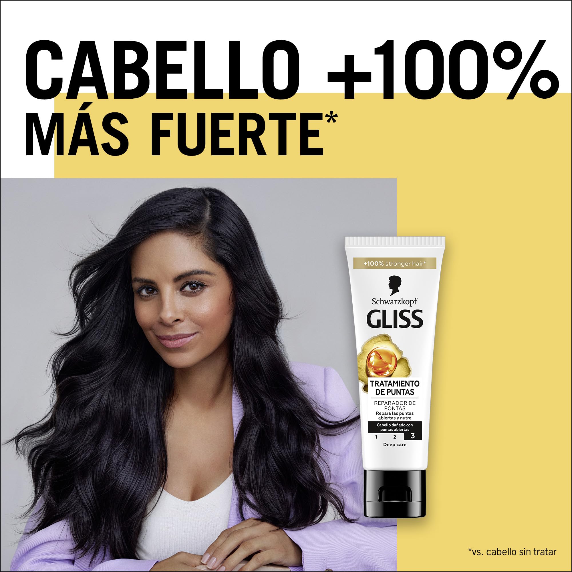 Gliss Oil Nutritive Tratamiento reparador de puntas (50 ml), renovador de puntas abiertas con keratina líquida, sérum nutritivo para cabello seco y dañado