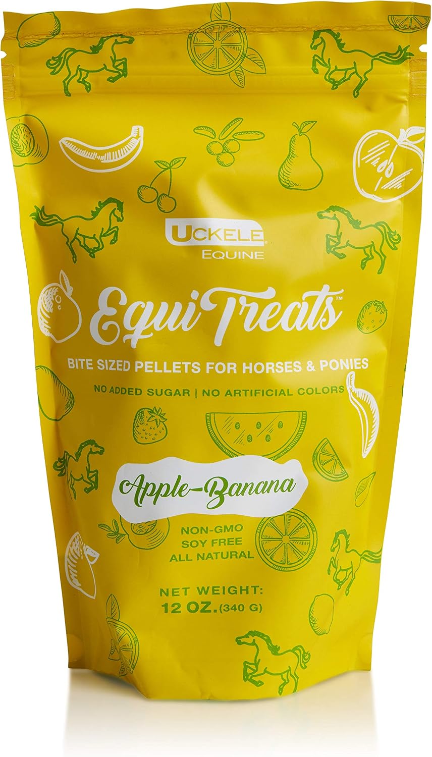 Uckele Equi Treats, for Horses, Apple Banana, 12 Ounce Bag